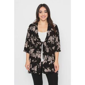 Spiritual Gangster Maya Kimono Cover Up Top Floral Tie Closure Woman's WOMEN'S